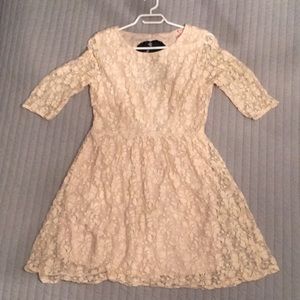Romantic Lace Mini Dress